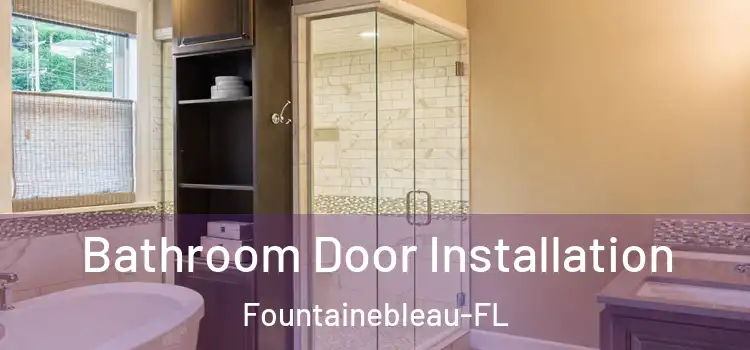 Bathroom Door Installation Fountainebleau-FL
