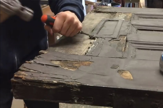 Fountainebleau-wooden-door-repair
