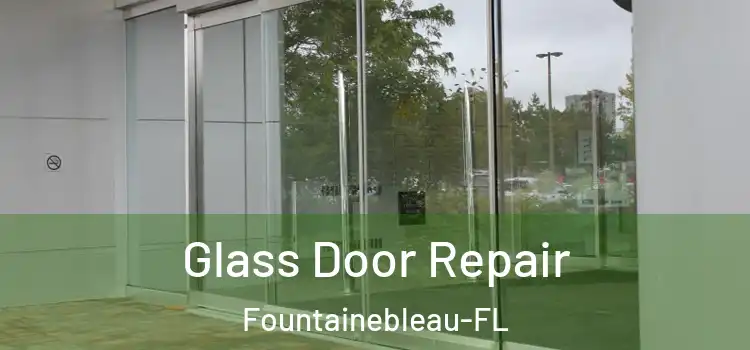  Glass Door Repair Fountainebleau-FL